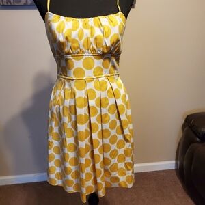 Windsor Yellow Polk-a-dot Summer Dress